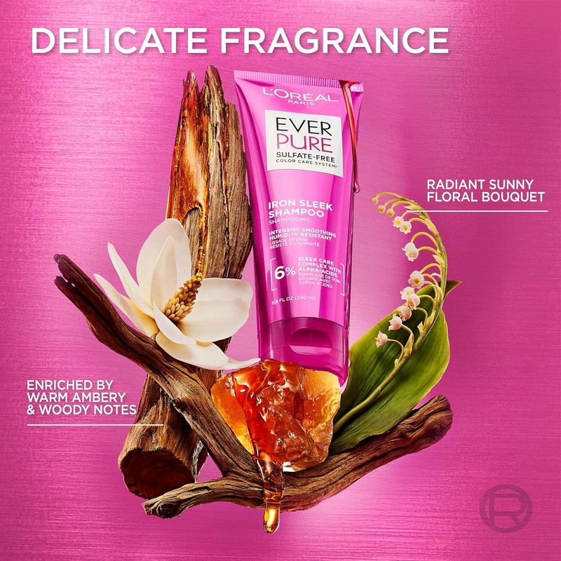 LOreal EverPure Iron Sleek Hair Treatment 5.1oz Frizz Control Humidity gallery