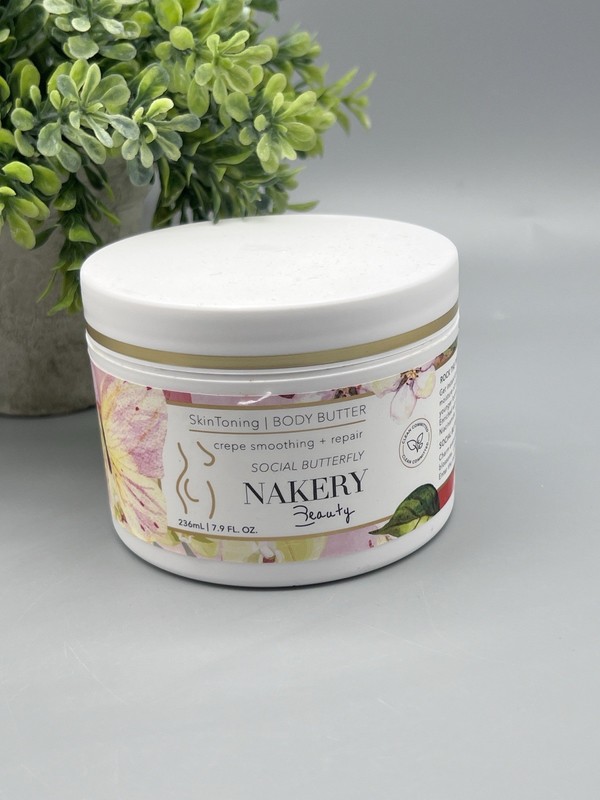 Nakery Beauty Skin Toning Body Butter Social Butterfly 7.9 New SEALED