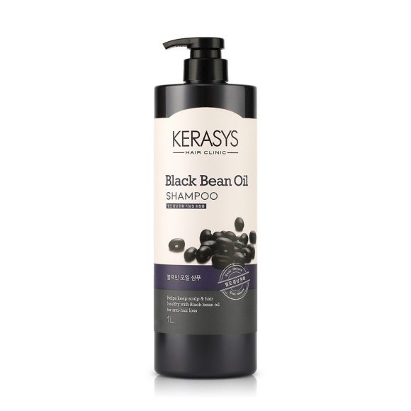 Kerasys Black Bean Oil Anti Hair Loss Shampoo Jasmine Vanilla 1000ml