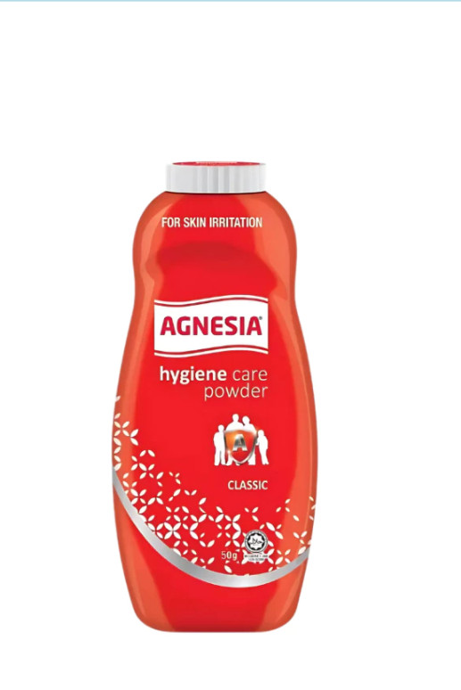 AGNESIA Hygiene Care Antibacterial Dusting Body Powder Absorb Moisture