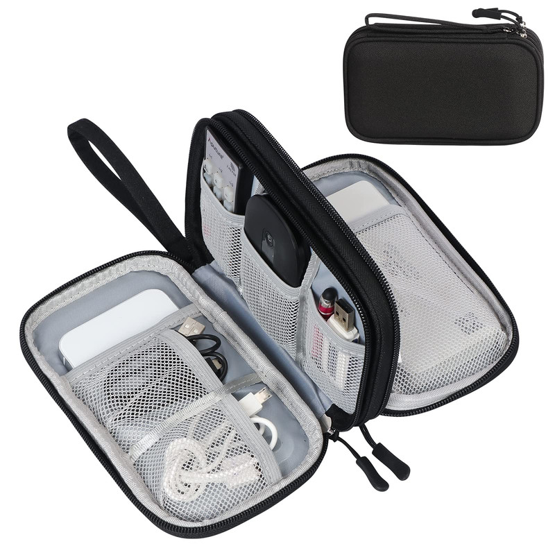 Fyy Travel Cable Organizer Pouch Electronic Accessories Carry Case Portable