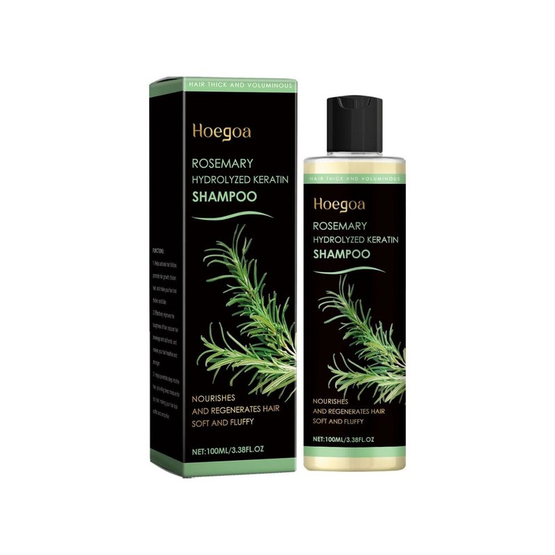 3 Pack Rosemary Hair Growth Shampoo Hydrolyzed Keratin Shampoo for Thinning Hair