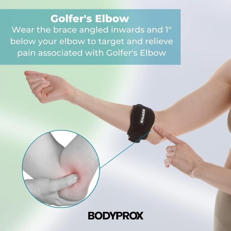 Breathable Elbow Support Brace 2 Pack – Pain Relief for Sports Enthusiasts gallery