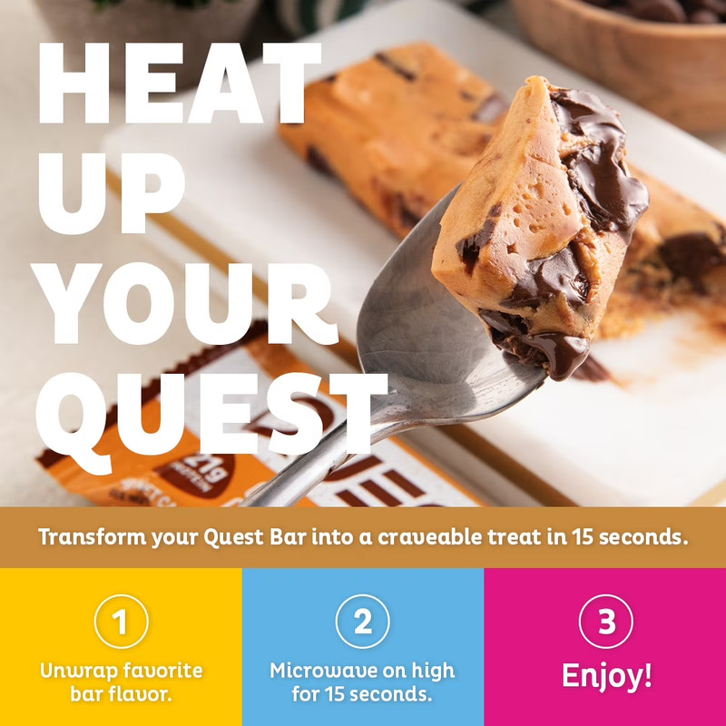 Quest Protein Bar, Chocolate Brownie, 20g Protein, 12 Ct gallery