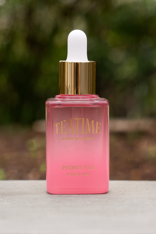 Byroe New York Tea Time Peony Tea Glow Oil + Primer 1.01 oz/ 30 mL Full Size