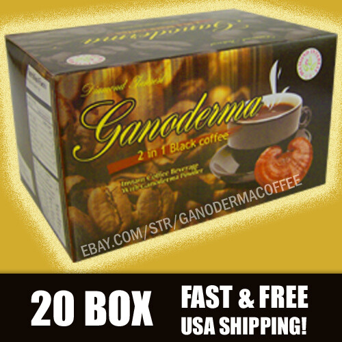 Ganoderma 2 in 1 Black Coffee – 20 Box(400 ct) – Free Shipping