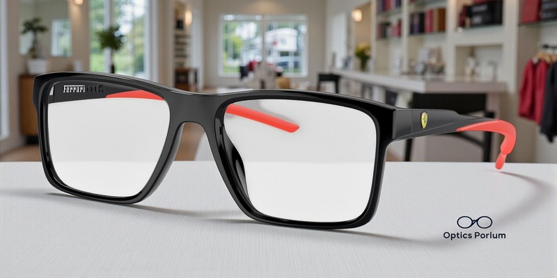 FERRARI SCUDERIA FZ8007U 501 Black Demo Lens 54 mm Men’s Eyeglasses