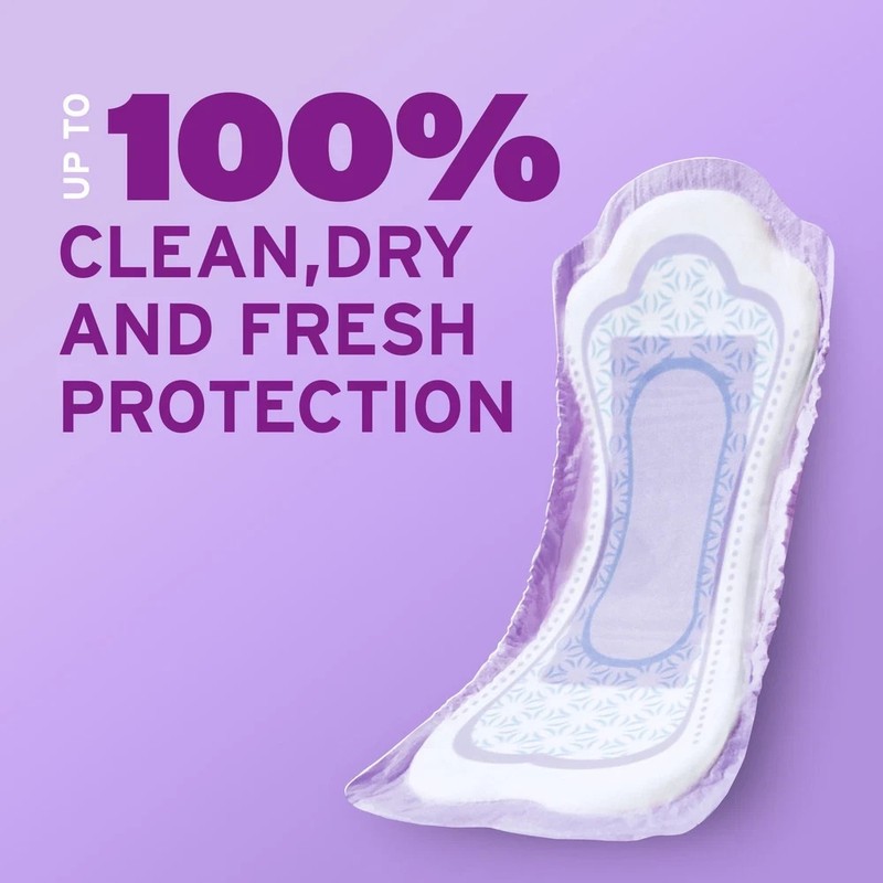 Women's sanitary pads, optimal absorption of 6 drops, 52 Count. gallery