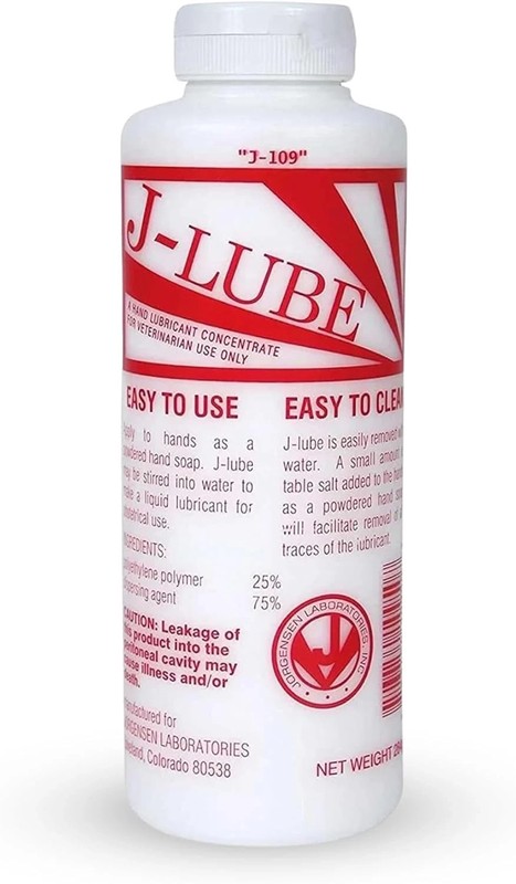 JorVet J-Lube Veterinary Obstetrical Lubricant Powder - Easy-Mix, 10oz (Makes 6- gallery