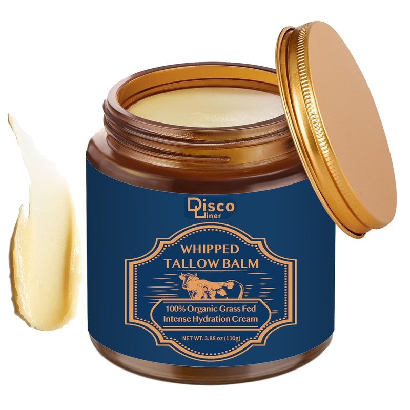 Grass Fed Beef Tallow Balm Face Body Moisturizer Honey Coconut Oil 3.88oz
