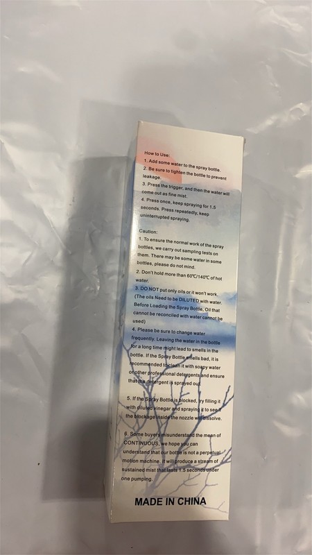 Spray Bottle Blue Plastic for Salon Garden Cleaning gallery