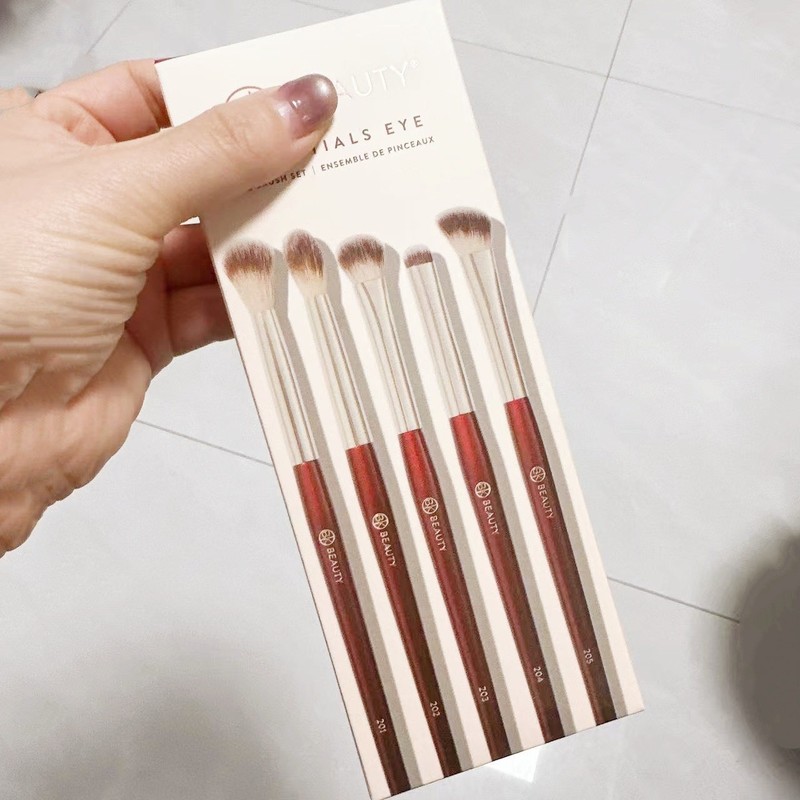 100% Genuine Brand New BK BEAUTY ESSENTIALS Eye Brush Box Set -5-piece