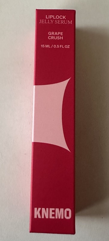 KNEMO Liplock Jelly Serum Lip Oil Grape Crush 15ml / 0.5 fl oz New In Box