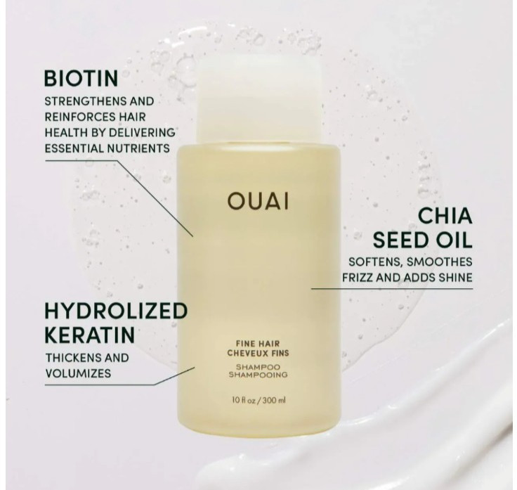 OUAI Fine Hair Shampoo 10 oz. Nwob - Free Shipping gallery