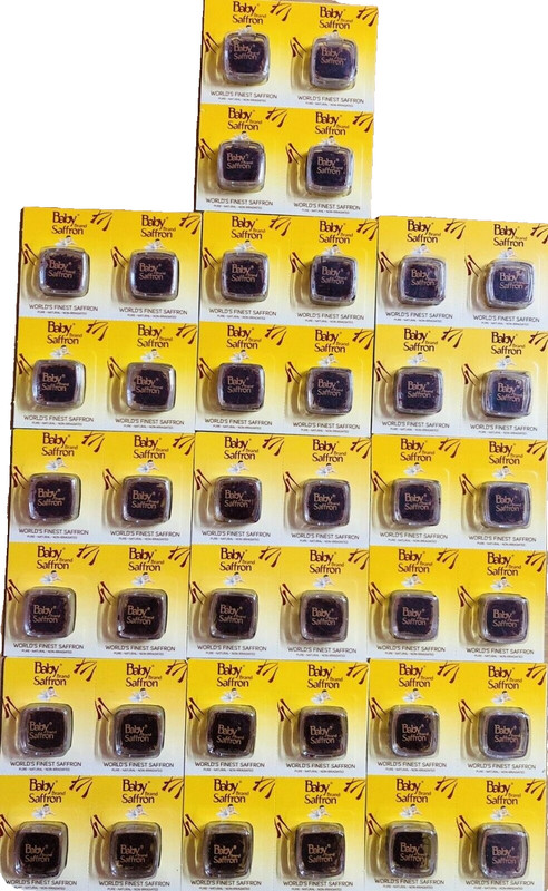 40 Box- 250mg Original Premium Saffron Untreated Uncolored Baby Brand FREE SHIP*