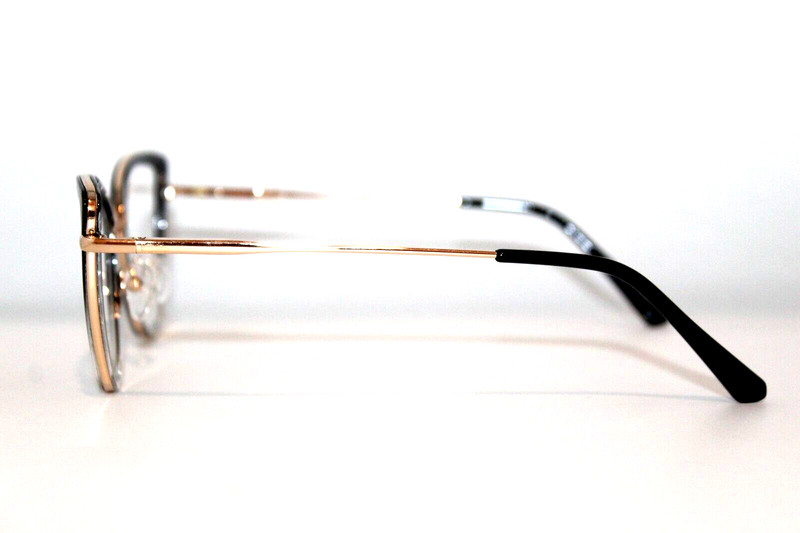 NEW MODERN TIMES ANYWAY BLACK GOLD AUTHENTIC EYEGLASSES FRAMES 52-17-140MM gallery