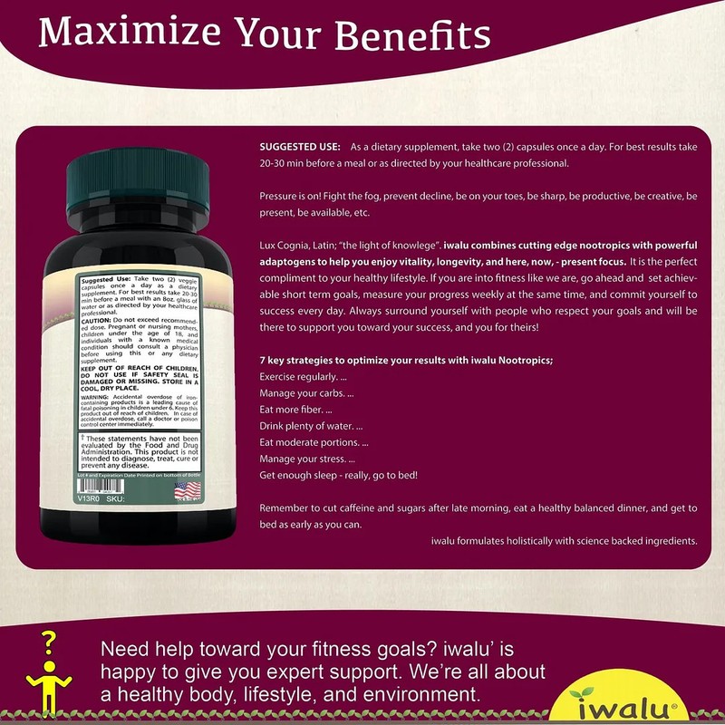 Tyrosine Focus Memory Support | Best Supplement Capsule Pill Men Women FREE SHIP gallery