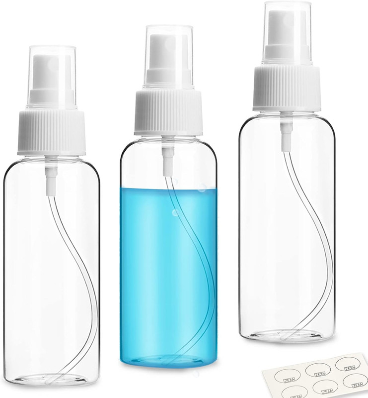 9 Pack Small Spray Bottle, 2.7oz/80ml Travel Spray Bottle, Empty Fine Mist Sp... gallery