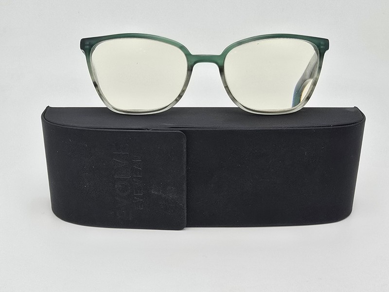 Evolve Eyewear by David Spencer Stella Col 149 Green Fade Cat Eye Eyeglasses