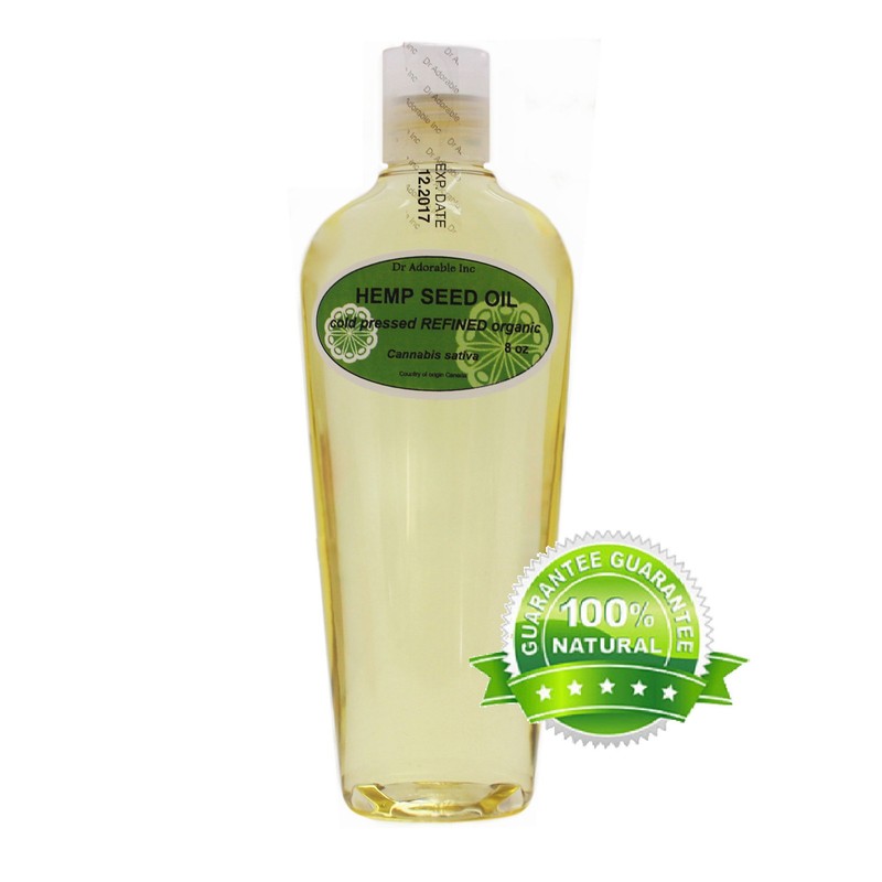 HEMP SEED OIL REFINED RAW ORGANIC COLD PRESSED 2 OZ UP TO 7 LB *FREE SHIPPING*