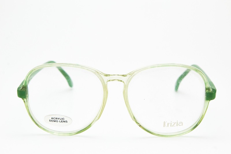 KRIZIA KV18 Clear/Green Butterfly Butterfly Glasses Vintage 80s👓Women gallery
