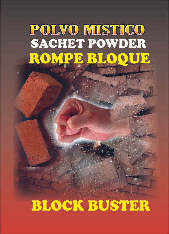 Blockbuster Sachet Powder /Rompe Bloque Polvo – ½oz / 14 gr