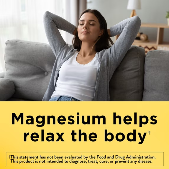 Nature Made Magnesium Oxide 250 mg Tablets,Supports Muscle Relaxation, 300 Count gallery