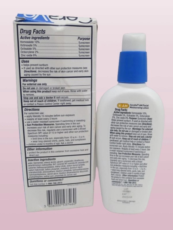 CERAVE AM FACIAL MOISTURIZING LOTION SPF30 W/ SUNSCREEN 3 OZ 09/2027 5PC DETAIL gallery