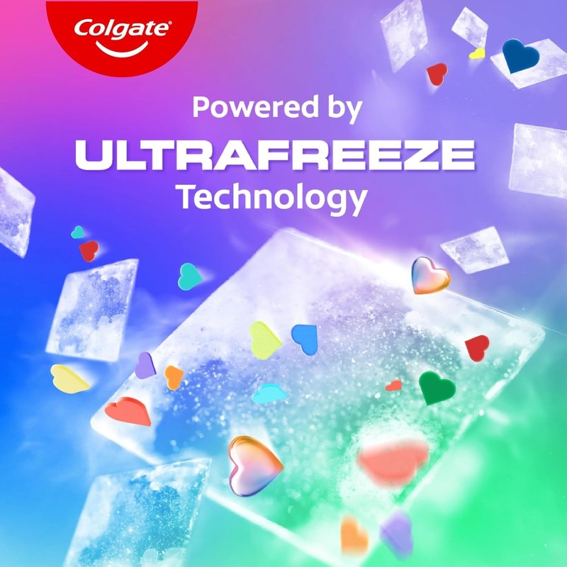 Colgate MaxFresh Rainbow Fresh Gel Toothpaste Triple Mint 100g Pack of 3 gallery