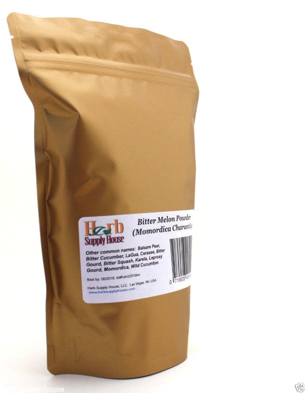 Bitter Melon aka Bitter Gourd Powder 4oz, 1/4lb gallery