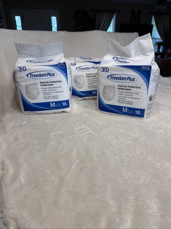 Freedom Plus 27pcs Pull-On Protection Underware M 24″-36″ 2.80 Packages