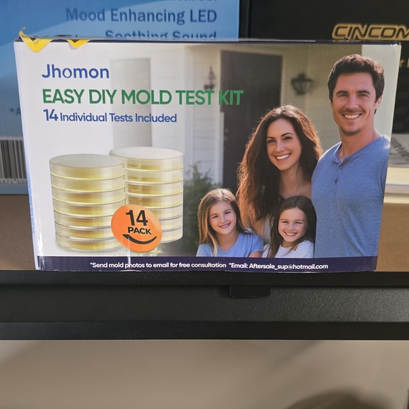 Jhomon Easy DIY Mold Test Kit 14 Pack w/ Panels, Swabs, Gloves, Labels