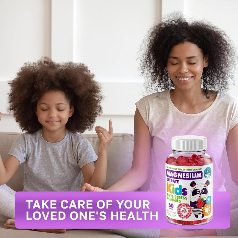 Sugar-Free Calm Magnesium Gummies for Kids and Adults - Non-GMO Magnesium Citrat gallery