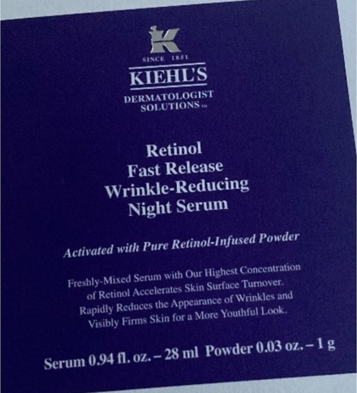 Kiehl’s~Retinol fast Release Wrinkle-Reducing Night Serum ~ NIB