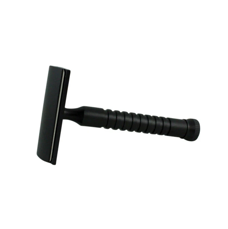 RazoRock BLACK SILVER ELECTRIC BLUE HAWK Single Edge Razor For SE Artist Club gallery