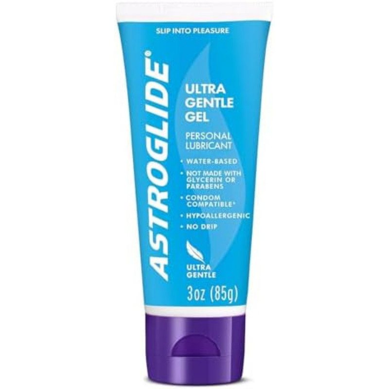 Astroglide Ultra Gentle Gel, Water Based Personal Lubricant, 3 oz.