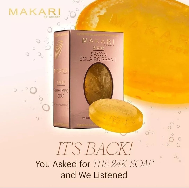 Makari OR Rose 24K Gold Moisturizing Multi-Function Soap