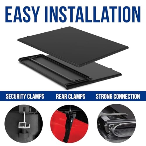 KD-Power Ram 1500 Bed Cover 6.4FT Soft Tri-fold Tonneau Cover for Ram1500 6.4FT gallery