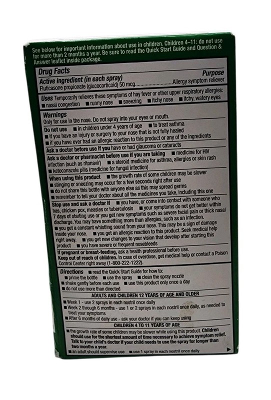 CVS Children’s Fluticasone Propionate Nasal Spray 72 Sprays 50 mcg Exp 6/2026 gallery
