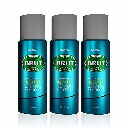 Brut Sport Style Deodorant For Men 200 Ml (Pack Of 3) Free Shipping
