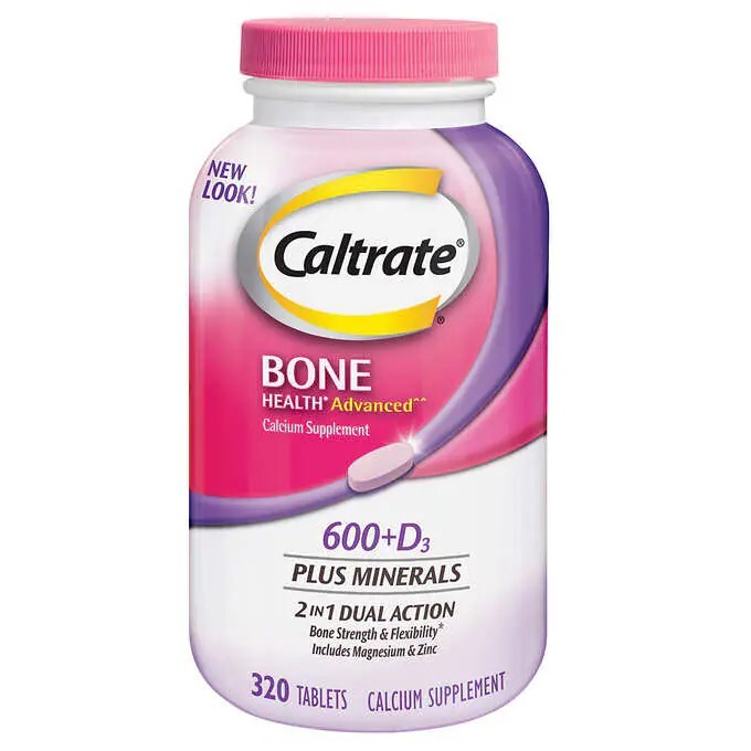 Caltrate Bone Health Advanced 600 mg Calcium D3, Magnesium 320 Tablets EXP 2025+