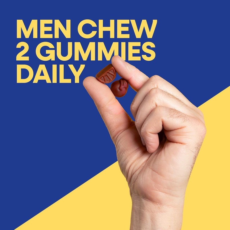 Alive! Men’s 50+ Gummy Vitamins - Superfood Blend for Optimal Health, 60 Gummies gallery