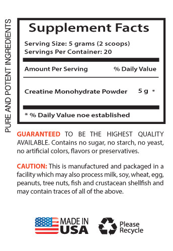 Pre Workout Samples - Creatine Powder 100g 3B - L Creatine Anti-Aging gallery