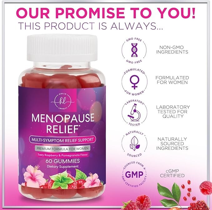 Menopause Supplements for Women, Complete Natural Mild Hot Flashes, Night Sweats gallery