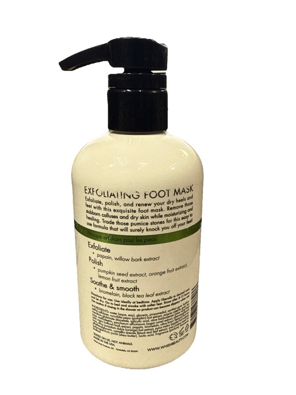 Whish Exfoliating Foot Mask fresh French lime + Bergamol Intense Hydration 13 Oz gallery