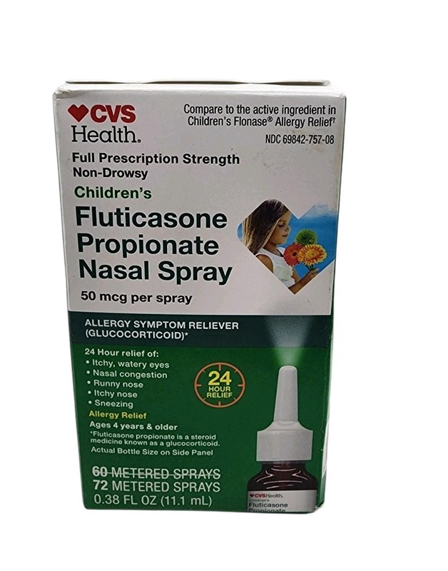 CVS Children’s Fluticasone Propionate Nasal Spray 72 Sprays 50 mcg Exp 6/2026