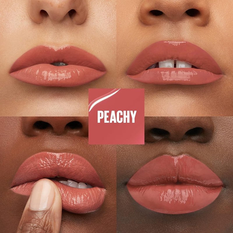 Maybelline Super Stay Vinyl Ink Liquid Lipstick Peachy Nude 0.14 oz gallery