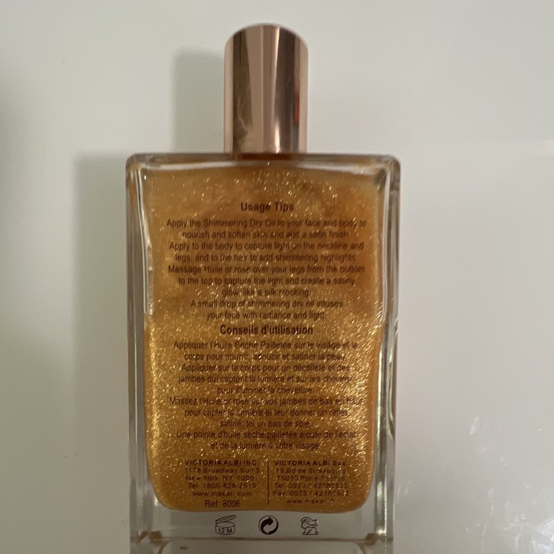 Makari Rose Gold Oil Multi-Purpose Dry Oil Shimmering Face Body Hair Rose 100 ml gallery