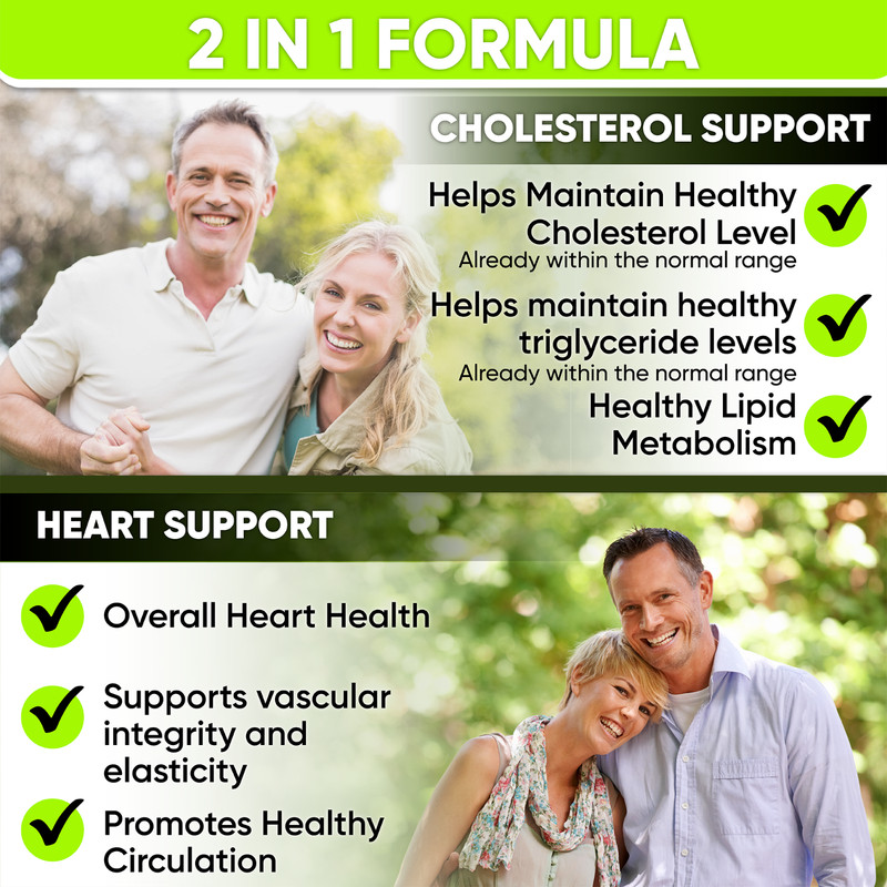 Heart Health Cholesterol Support Supplements-Cholesterol Health & Heart Support. gallery