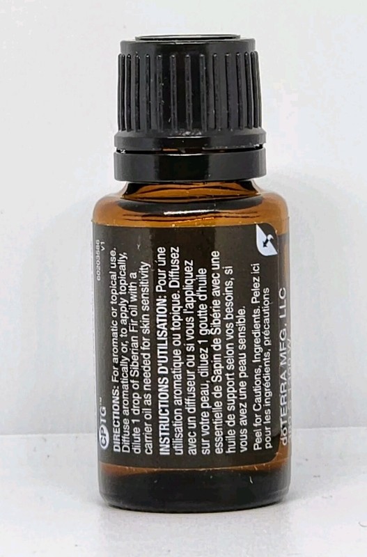 doTERRA Siberian Fir Essential Oil Blend 15 mL New Sealed Exp. 12/07/2025 gallery